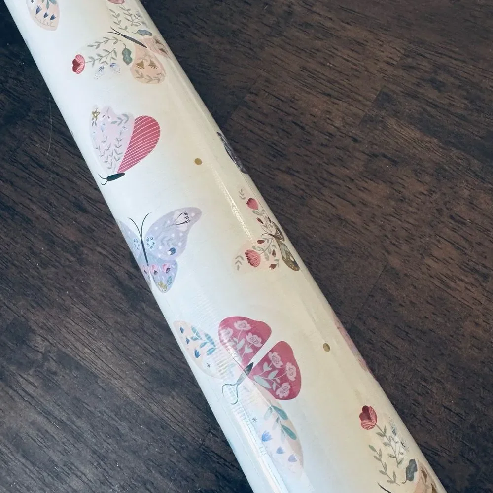 Floral Butterflies Premium Gift Wrap Wrapping Paper Roll